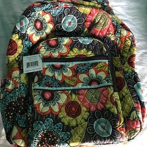 Vera Bradley Campus Backpack in “Flower Shower”